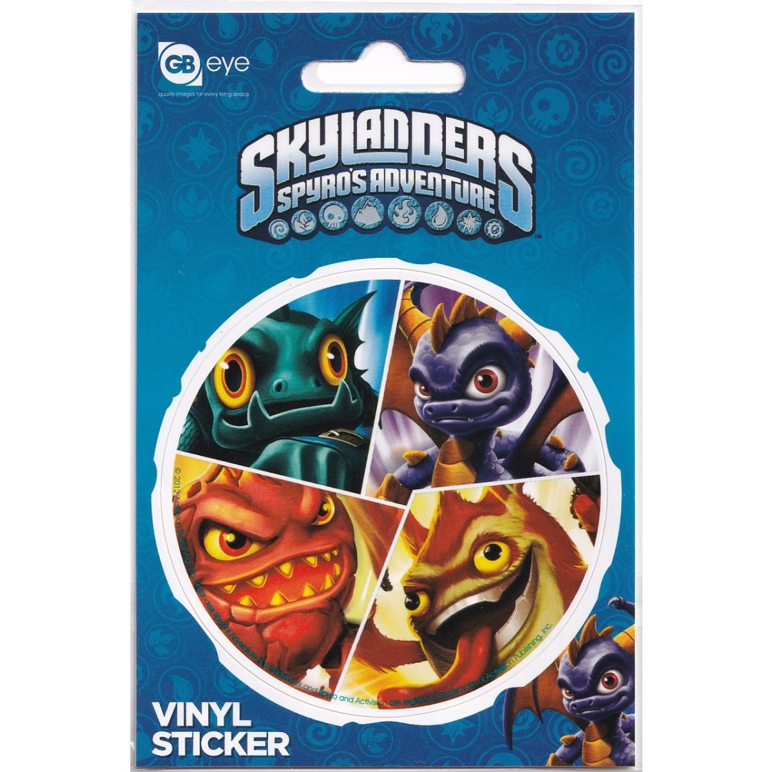 Adesivi Skylanders Trap Team - Kaos | Idee per regali originali Adesivi Skylanders Trap Team - Kaos | Idee per regali originali