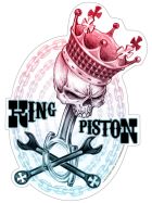 Aufkleber King Piston