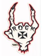Aufkleber Devil Rock Hand