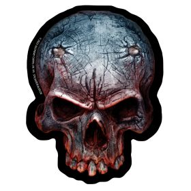 Aufkleber-dämon-schädel-skull