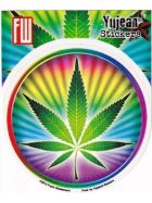 Aufkleber Psychedelic Leaf