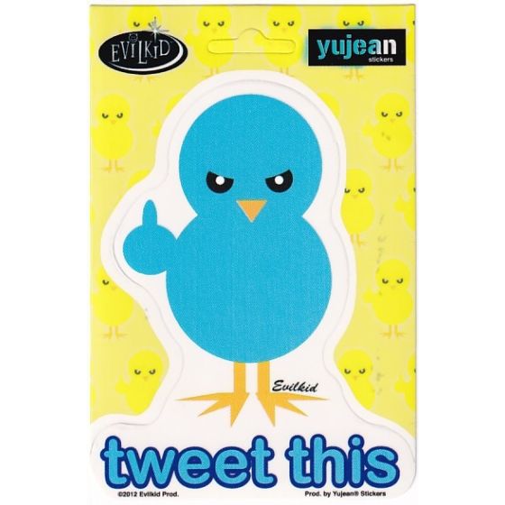 Aufkleber Tweet This