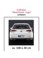 Aufkleber Motörhead Logo schwarz 100x28 cm