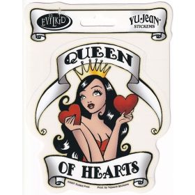 Aufkleber Queen of Hearts