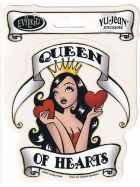 Aufkleber Queen of Hearts