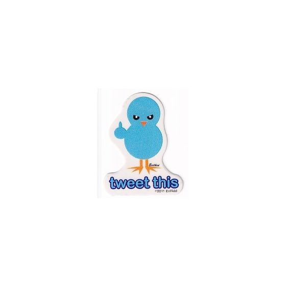 Aufkleber Angry Blue Chick