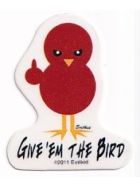 Aufkleber Give`em The Bird