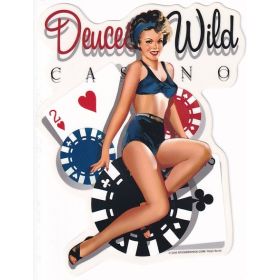 Aufkleber Deuces Wild Casino