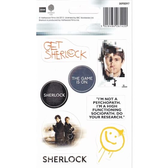 Aufkleber-Set Sherlock