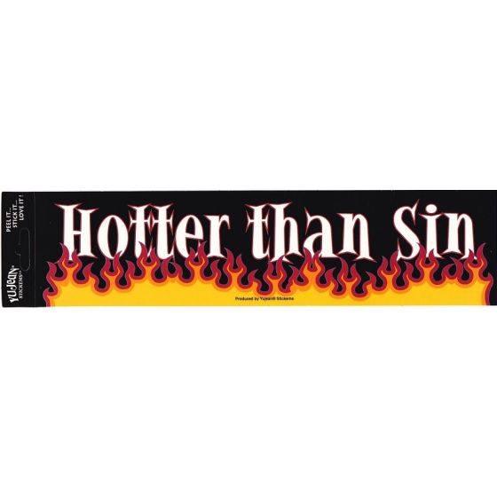Aufkleber Hotter Than Sin