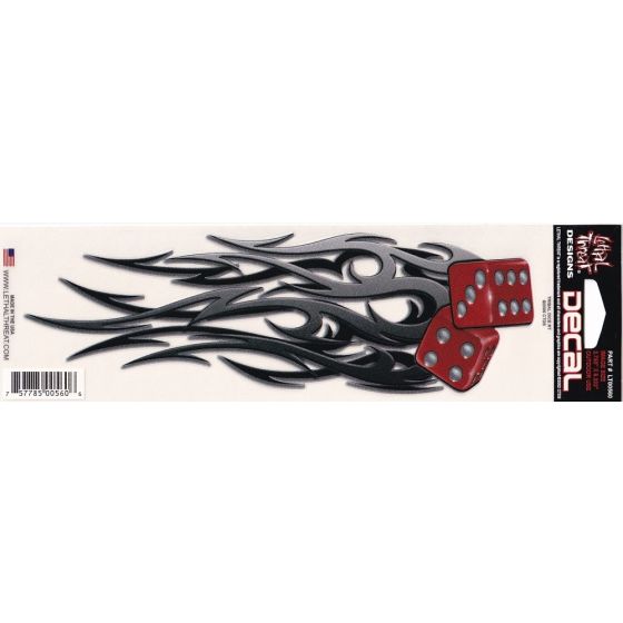 aufkleber-lethal-threat-tribal-dice-würfel-tribal-sticker