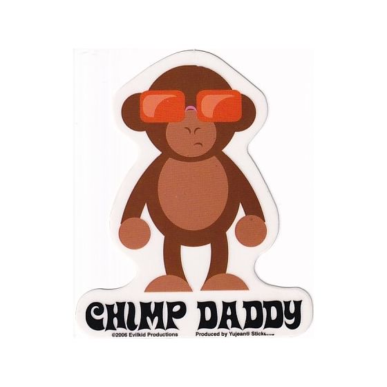 Aufkleber Chimp Daddy