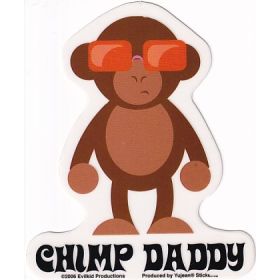 Aufkleber Chimp Daddy