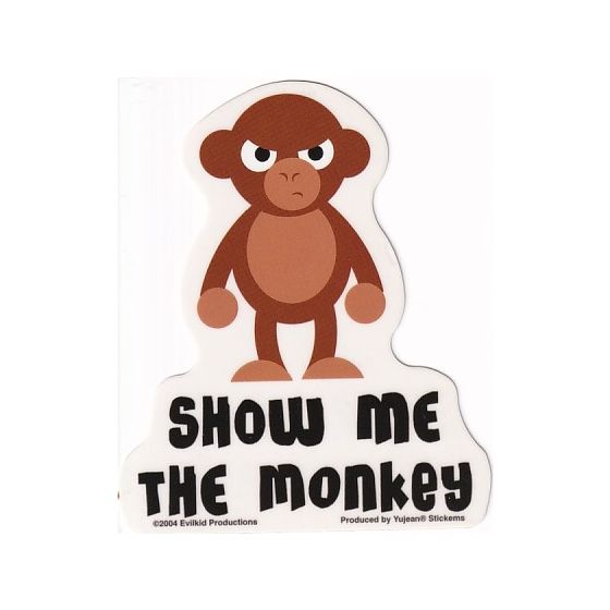Aufkleber Show Me The Monkey
