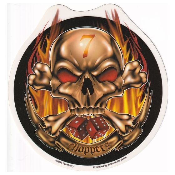 Aufkleber Lucky 7 Choppers