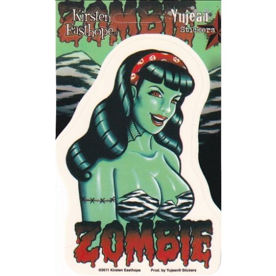 Aufkleber Zombie