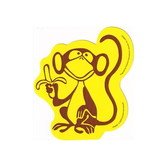 Aufkleber Monkey Shape