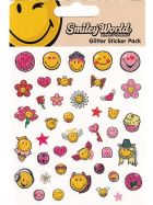 Aufkleber Glitter Pack Smiley World