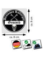 Moped Aufkleber Deutsches Kulturgut Gemisch