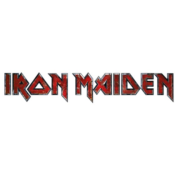 Iron Maiden Aufkleber Senjutsu Logo freistehend 50 cm