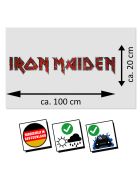 Iron Maiden Aufkleber XXL Senjutsu Logo freistehend 100 cm