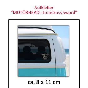 Aufkleber Motörhead Iron Cross Sword