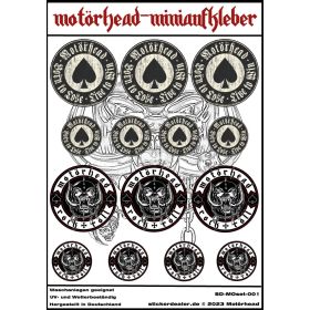 Motörhead Mini-Aufkleber Set