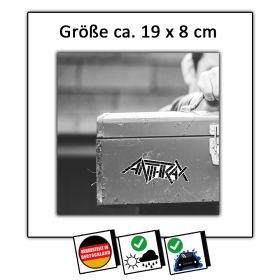 Anthrax Logo-Aufkleber Crusty