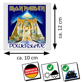 Iron Maiden Aufkleber Powerslave 40th anniversary