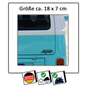 Anthrax Logo Aufkleber schwarz