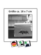 Anthrax Logo Aufkleber schwarz