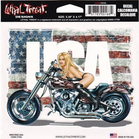 lethal-threat-sticker-aufkleber-Miss-Ride-USA