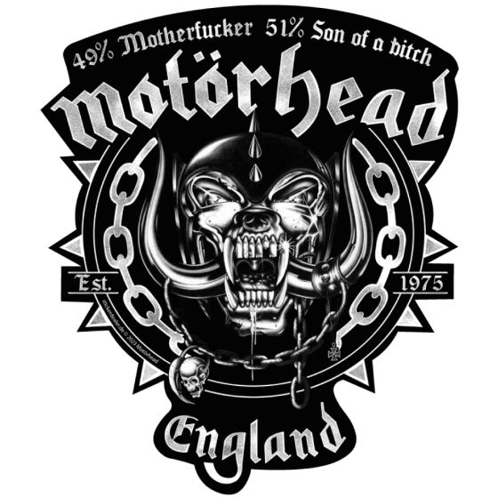 Motörhead-Aufkleber-England-49%-Motherfucker-51%-Son-of-a-bitch