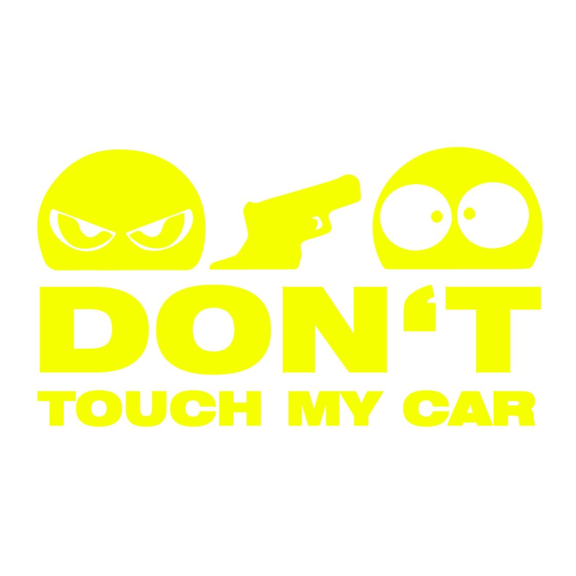 JDM Style Bomb Sticker – 'Don't Touch My Bike' – Auto Moto Tuning Decal, Multicolor