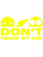 aufkleber-dont-touch-my-car-neongelb
