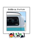 Fun-Aufkleber Ich spare Strom ich fahre Verbrenner! 2 Stück