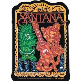 Aufkleber-Santana