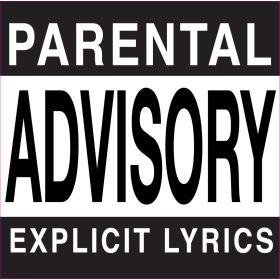 Parental Advisory Explicit Lyrics Aufkleber