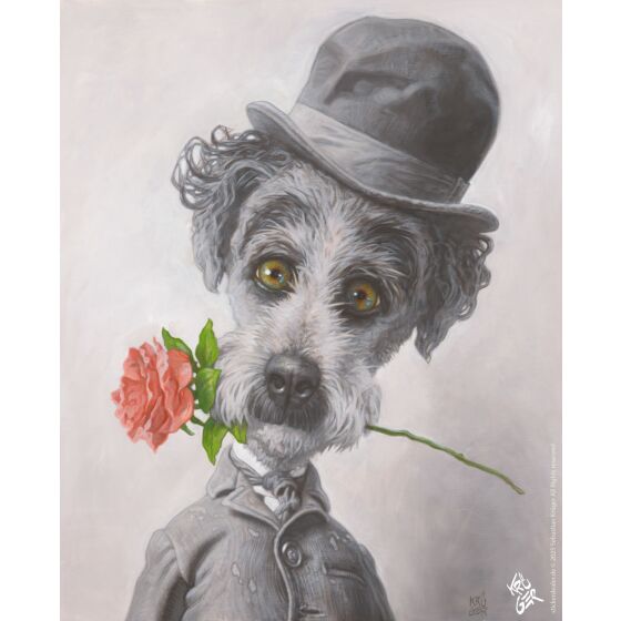 dog-charlie-chaplin-aufkleber-by-krüger