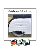 Aufkleber Finger weg grün