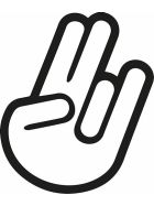 Shocker Hand Auto Aufkleber