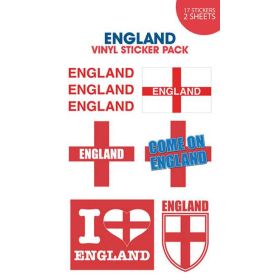Aufkleberset England Flaggen