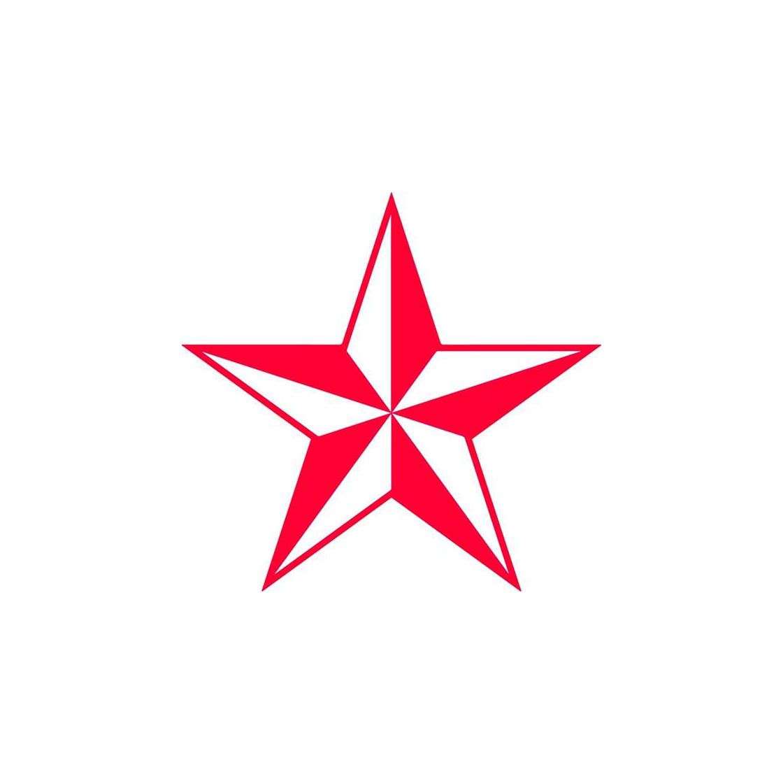 Kiwistar Nautischer Stern Aufkleber – Mehrfarbig, Wetterfest & Universell Einsetzbar