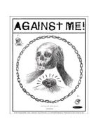 Against Me! Aufkleber Skull