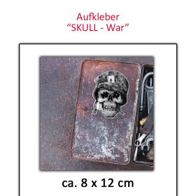 Against War Skull Aufkleber