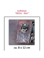 Against War Skull Aufkleber