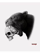 Panther Skull Aufkleber