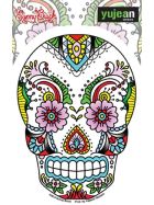 Lace Flower Sugar Skull Aufkleber