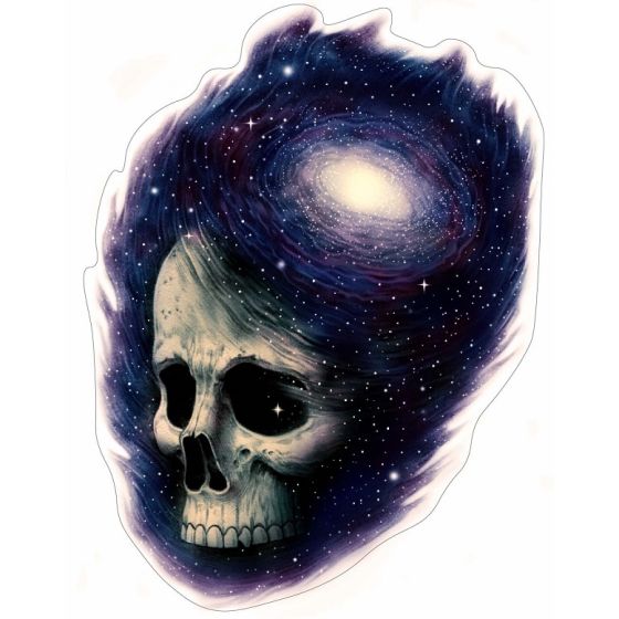 Cosmic Skull Aufkleber