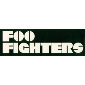 Foo Fighters Logo Aufkleber